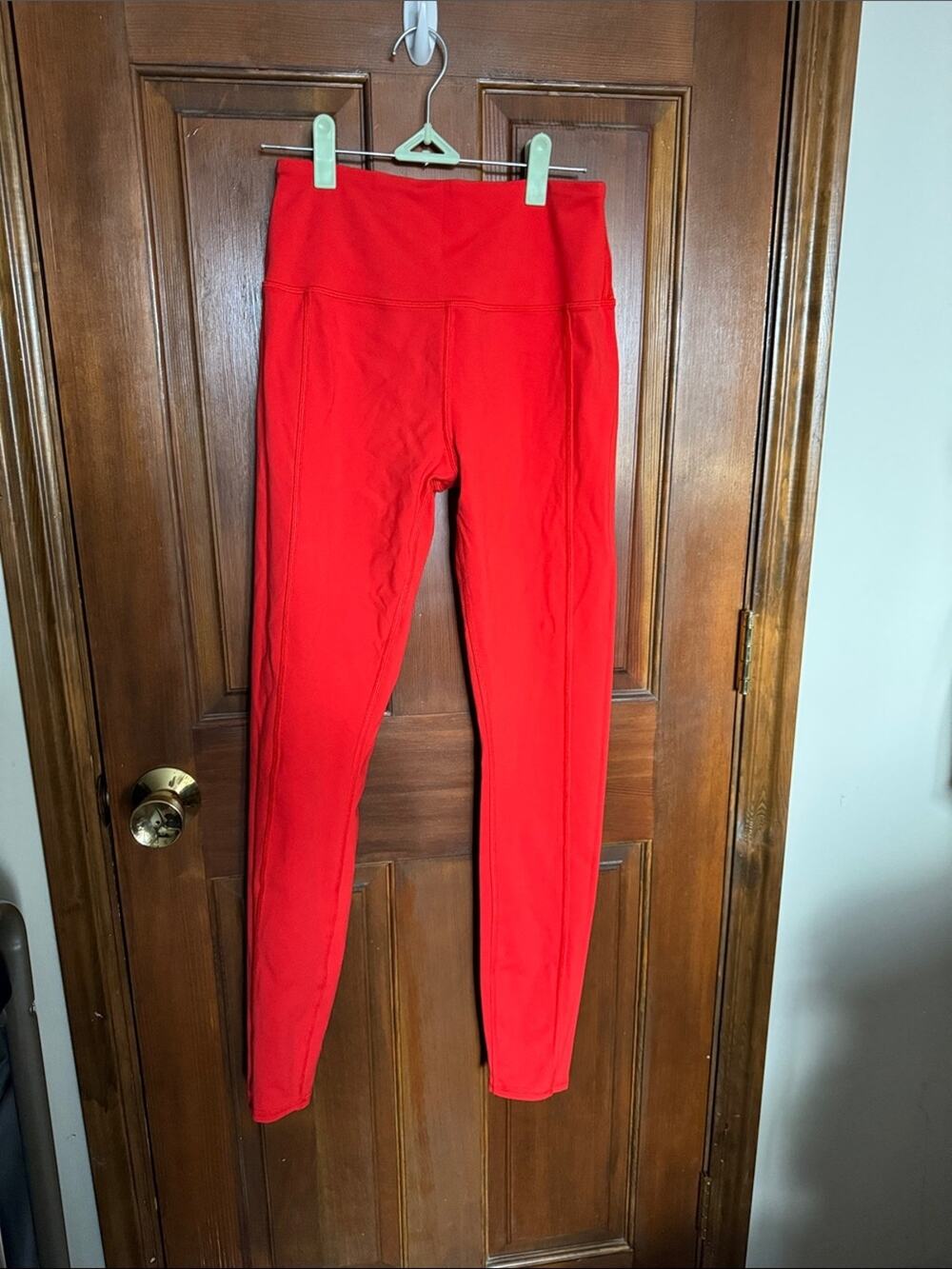 Made for Italic | Red High-Waist Active Leggings Size M